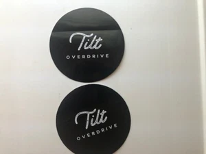TILT OVERDRIVE LOGO STICKER 3.75" 2PC SET - Picture 1 of 1