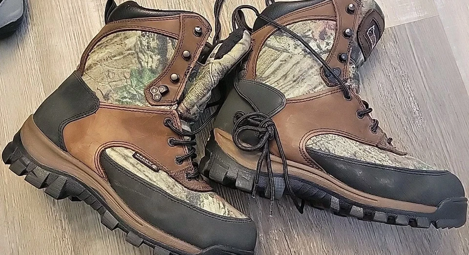 Rocky Core 8" Waterproof 800 Gram Insulated Outdoor Boots Mossy Oak Camo Size 8M - Image 1 of 4