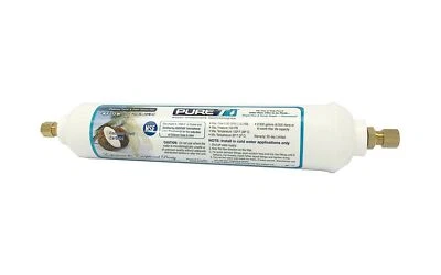 LASCO 37-1821 Ice Maker Inline Filter With 1/4Inch Compression Connection 2 Inch - Image 1 of 4