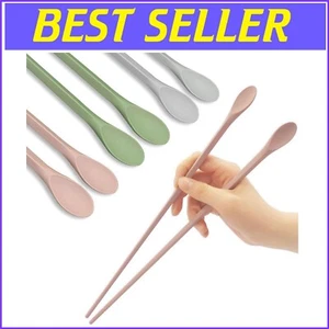 Flexible 12" Silicone Cooking Chopsticks Set – Dishwasher Safe & Stylish Colors - Picture 1 of 11