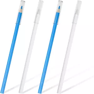 Sew Combo 4Pcs Chalk Marking Pencils for Sewing, 2 White & 2 Blue, Temporary & E - Picture 1 of 6