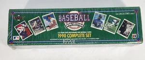 1990 Upper Deck Complete Baseball Set 800 Cards Factory Sealed, Griffey, Bo - Picture 1 of 3