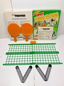 Complete Nerf Ping Pong Board Game Table Top Tennis Net fits & Replacement Balls - Picture 1 of 10