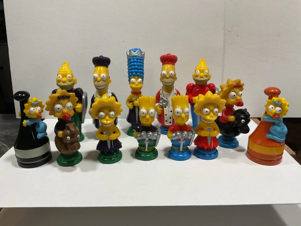 Simpsons Schachspiel Auswahl Figur Bart Maggie Marge Homer Granpa Simpson - Bild 1 von 1