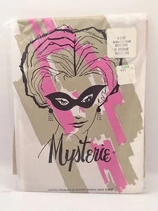 Mysterie Plain Knit Nylon Stockings 11 Ave Beigetone Cool 50s Masquerade Pkg - Picture 1 of 3