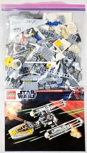 USED LEGO STAR WARS SET 9495 GOLD LEADER'S Y-WING STARFIGHTER COMPLETE W/ BOOK - Picture 1 of 1