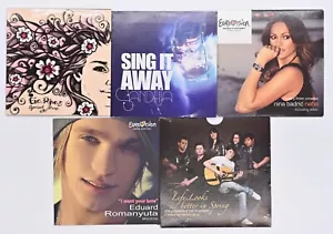 LOT OF 5 REAR EUROVISION SONG CONTEST PRESS CDs - Picture 1 of 10