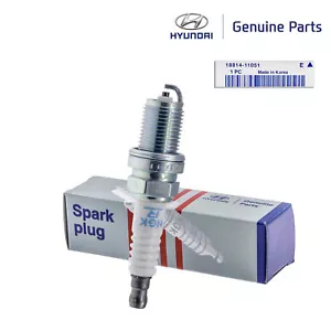 Genuine OEM Spark Plug 1pc. 18814-11051 For Hyundai/Kia 1993-2011 - Foto 1 di 3