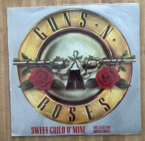 SEALED VINTAGE 1988 GUNS N ROSES SWEET CHILD O MINE IMPORT 12" MAXI-SINGLE - Picture 1 of 22