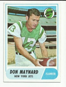 1968 Topps Don Maynard New York Jets #169 - Near Mint NM - Picture 1 of 2