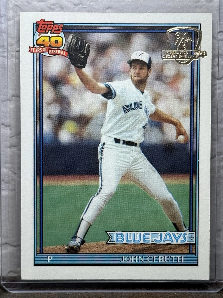 1991 Topps Operation Desert Shield #687 John Cerutti Toronto Blue Jays NM 2 - Image 1 of 2