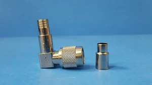 5PCS- AIM 27-9066 TNC Male Right Angle Connector 2 piece Crimp RG-59 RG-62 - Picture 1 of 2