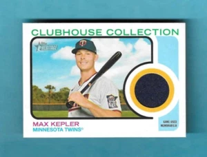 2022 Topps Heritage CLUBHOUSE COLLECTION JERSEY RELIC CC-MK MAX KEPLER - Picture 1 of 2