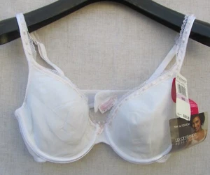 Lily of France PURE CHARM BH Neu mit Etikett weiß 36D Auslaufmodell 2101517 Perfect Touch - Bild 1 von 2