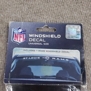 St Louis Rams Windshield Decal Logo 35x4 Window Vinyl Football - Picture 1 of 5