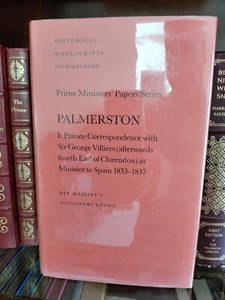 Prime Ministers' Papers Series_Palmerston l:Private Correspondence_HCDJ_Like New - Imagen 1 de 12