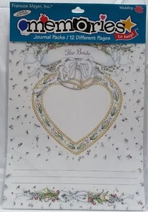 Frances Meyer - WEDDING JOURNAL PACK KIT - 12 Different Pages with Text   - Picture 1 of 2