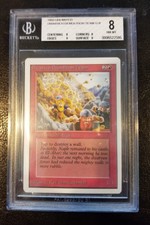 MTG Unlimited Dwarven Demolition Team WOTC BGS 8.0 (8,8,9,9) NM/MT Card 1993