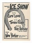 Vintage 1950'S Ny - Hotel New Yorker - Ice Show - 1950 Art Ad