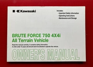 New! Genuine 2007 Kawasaki KVF750 ABC Brute Force 4X4 Owners Manual - Picture 1 of 2