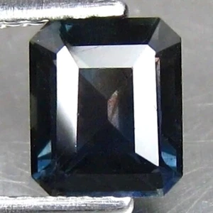 1.450 Ct_NATURAL PARTY SAPPHIRE_ UNHEATED NATURAL RARE BICOLOR TEAL SAPPHIRE GEM - Picture 1 of 6