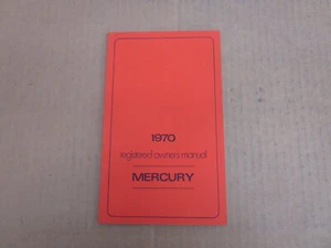 1970 70 Mercury Marquis Monterey FULL SIZE car owners manual ORIGINAL - Picture 1 of 3