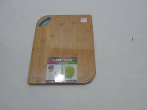 Farberware 11 X 14 Bambù Cucina Cucina Cucina Cibo Carne Verdure Tagliere Scanalato - Foto 1 di 6
