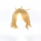 Breathable Hair Wigs for Women 12" Blonde Wigs with Wig Cap Straight Hair