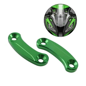 Rückspiegel-Block-Off-Grundplattenabdeckung für Kawasaki ZX-10R 16-21 ZX6R 19-21 - Picture 1 of 13