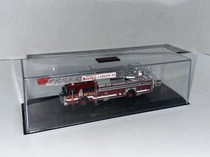 Code 3 Boston Fire Department E-One Rear Mount Ladder L23 Fire Truck Brand new - Picture 1 of 24