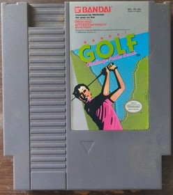Bandai Golf: Challenge Pebble Beach (Nintendo Nes, 1989) Tested Authentic Works