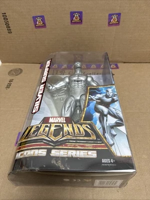 2006 年全新银色冲浪者漫威传奇图标系列人偶 12 英寸孩之宝全新带盒未拆封 — 第 1/4 张图片