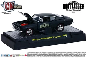 M2 Machines Bootlegger 1968 Plymouth Barracuda Hemi Super Stock BL02 16-28 1/64 - Picture 1 of 1