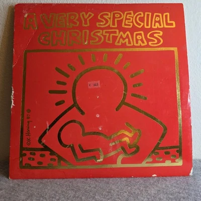 A VERY SPECIAL CHRISTMAS VINY LP 1987 VG RED Cover - Various Damaged Bent - Image 1 of 4