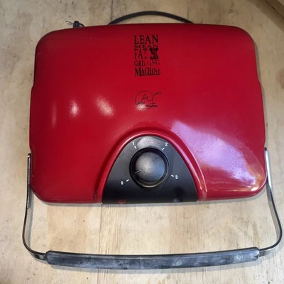 George Foreman GRP90WGR G5 Next Grilleration Indoor Grill Plates Electric Red - Image 1 of 4