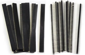 20 Stück 2.54mm Breakaway Platine 40Pin Stecker und Buchsenleiste für Arduino Sh - Bild 1 von 9