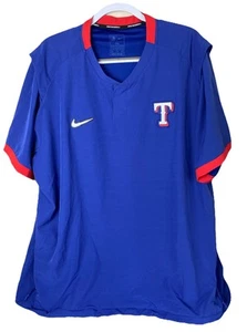 Nike Texas Rangers Authentic Collection Short Sleeve Hot Pullover Jacket Sz. 2XL - Picture 1 of 19