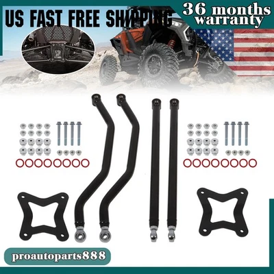 Juego de varillas de brazos de radio trasero de acero de alta separación para Polaris RZR XP 1000 2014-2023 Foto 1 de 4