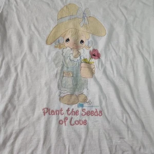 Vintage Precious Moments T-shirt Plant The Seeds Of Love Size Large - Picture 1 of 9