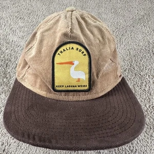 Thalia Surfmütze Kappe Riemen hinten Herren braun hellbraun Cord Patch Keep Laguna Weird - Bild 1 von 9