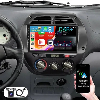 Mit DAB+ Für Toyota RAV4 2001-2006 Autoradio Android 15 GPS Navi Carplay 2+64GB - Bild 1 von 4