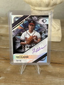 2025 Topps Diamond Icons White Polychromatink Auto Tom Glavine 10/10 Braves - Picture 1 of 2