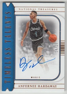 2022-23 National Treasures Anfernee Hardaway Timeless Talents Bronze Auto /25 - Picture 1 of 2