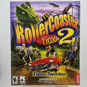 RollerCoaster Tycoon 2: Time Twister, 2003, Big Box, New & Sealed - Picture 1 of 8