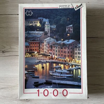 PUZZLE DISET 1000 PEZZI ORIGINALE VINTAGE PORTOFINO 72X50 OTTIME CONDIZIONI ART - Immagine 1 di 2
