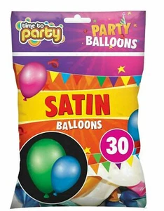 BALLONS_ GEMISCHTE FARBEN SATINBALLONS 30 STÜCK FEIER GEBURTSTAG HOCHZEITEN - Bild 1 von 1