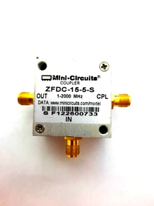1PC ZFDC-15-5 1-2000MHz 15dB SMA RF Coaxial Coupler Mini-Circuits  - Picture 1 of 1