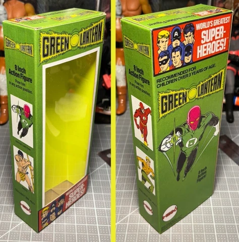 GREEN LANTERN ABIN SUR 8" MEGO CUSTOM BOX ONLY Cover