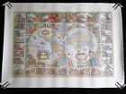 Historische Weltkarte I Wandbild I Mittelalter I Wandschmuck I 105 x 75,5 cm