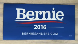 Bernie Sanders 2016 STOßSTANGE AUFKLEBER Authentisch Original Präsidentschaftskampagne - Bild 1 von 3